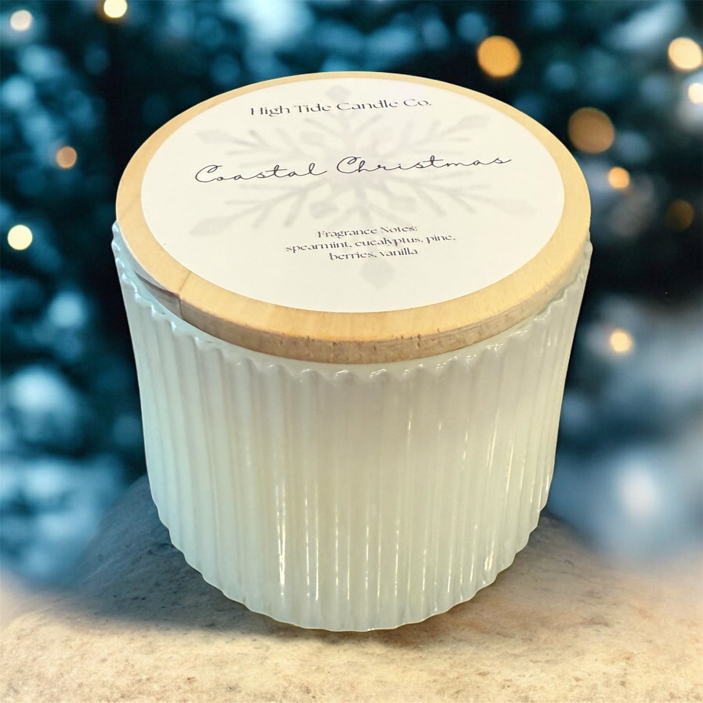 Coastal Christmas Candle